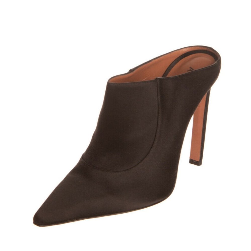 ALTUZARRA Satin Mule Shoes US10.5 EU40.5
